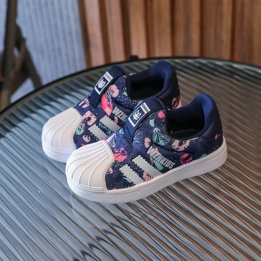 Kids Toddler Board Shoes 2025 Summer Soft Sole Fashion Spring Children's Sneakers Casual Baby Boys Girls Small White Shoes