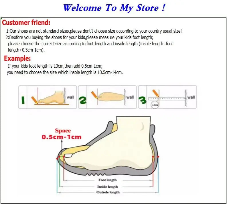 Children's Fashion Sneakers Student Casual Sports Shoes Boys Girls All-match Breathable Non-slip Running Shoes Kids Footwears