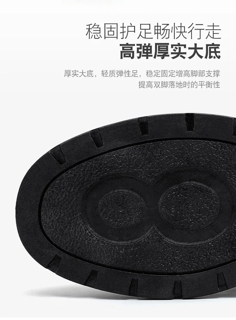 2025 Winter Mens Shoes New in Casual Male Boots Platform Tactical Ankle High Top Outdoor Walking Loafers Leather Army Sneakers