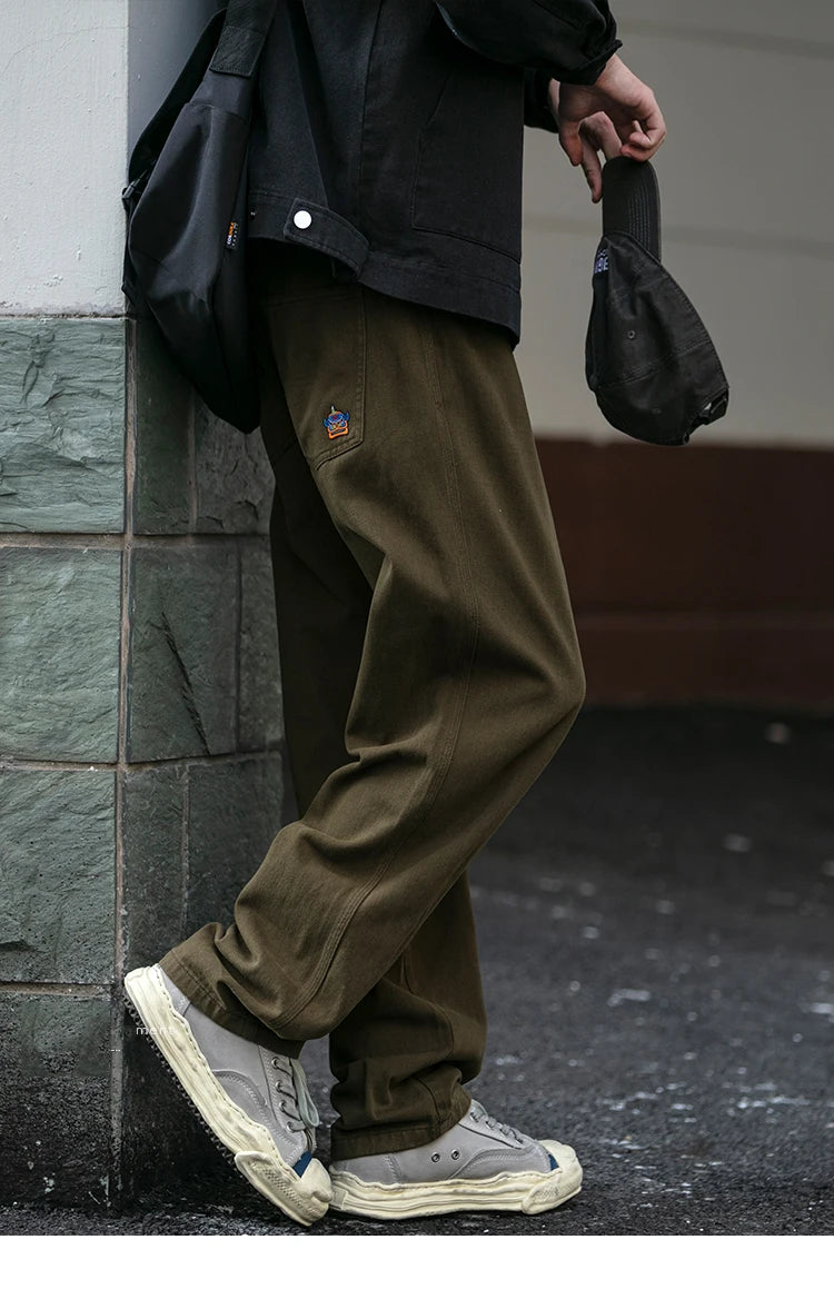 Japanese Streetwear High Quality Cargo Pants For Men Clothing Harajuku Casual Straight-Leg Trousers Korean Fashion Baggy Pants