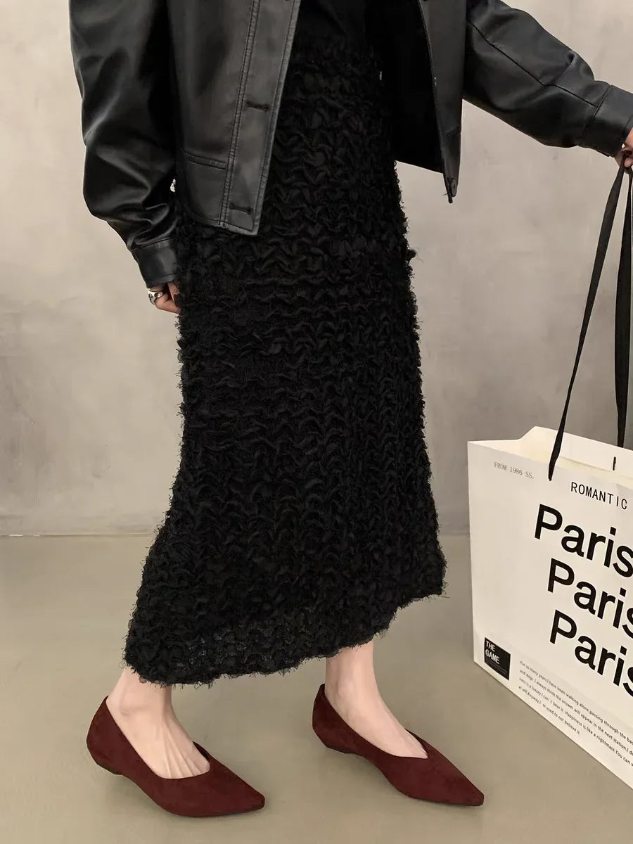 Women's Fashion Flat Shoes 35-39 Pointed Toe Shallow Mouth One Foot Stirrup Single Shoes Comfortable Soft Bottom Women's Shoes