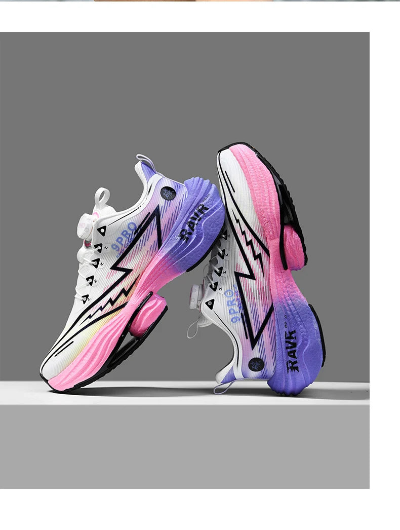 2025 New Men's Running Shoes Cushioning Carbon Plate Racing Marathon Athletic Shoes Comfortable Non-slip Sports Tennis Shoes