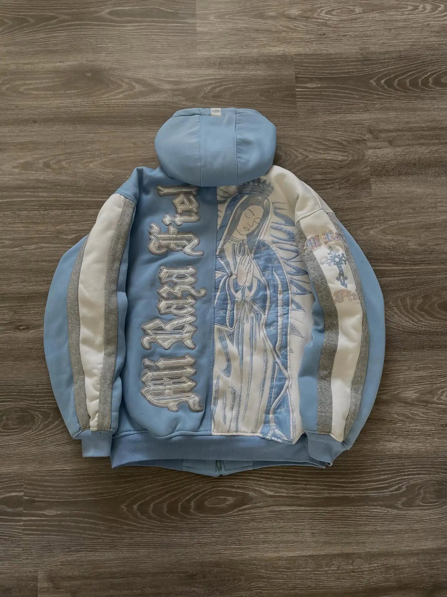 Y2K Harajuku Gothic Retro Oversize Hoodie Men Women Fashion Embroidery Jacket Hip Hop Sweatshirt Coat Selling Personality Coat