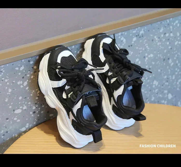 Kids Sneakers for Girls Fashion Sports Shoes for Toddlers Breathable Non-slip Children School Running Shoes for Boys Versatile