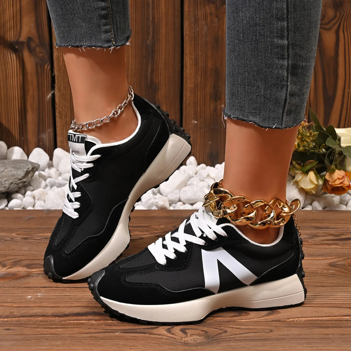 2025 Women Shoes Comfortable Quality Autumn Fashionable Sneakers Non-slip Wear-resistant Casual Couple Shoes Zapatos De Mujer