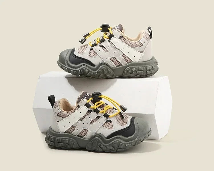 Kids Casual Footwear Boy Girl Outdoor Lightweight Running Sports Shoes Crash Resistant Toe Baby Infant Toddler Children Sneakers