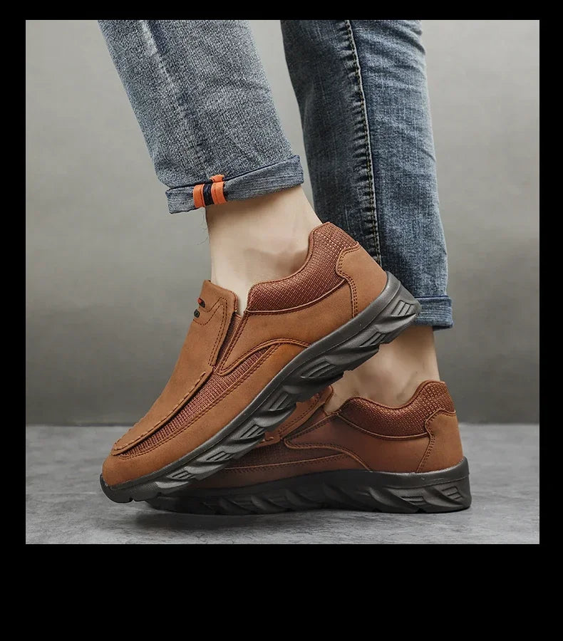 Walking Shoes for Men Loafers Sneakers New Fashion Handmade Retro Leisure Loafers Shoes Zapatos Casuales Hombres Men Shoes