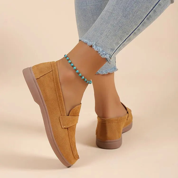 Women Work Shoes Comfortable for Work Autumn Fashion Women Casual Flat Shoes Plus Size 35-43 Non-slip Platform Zapatos De Mujer