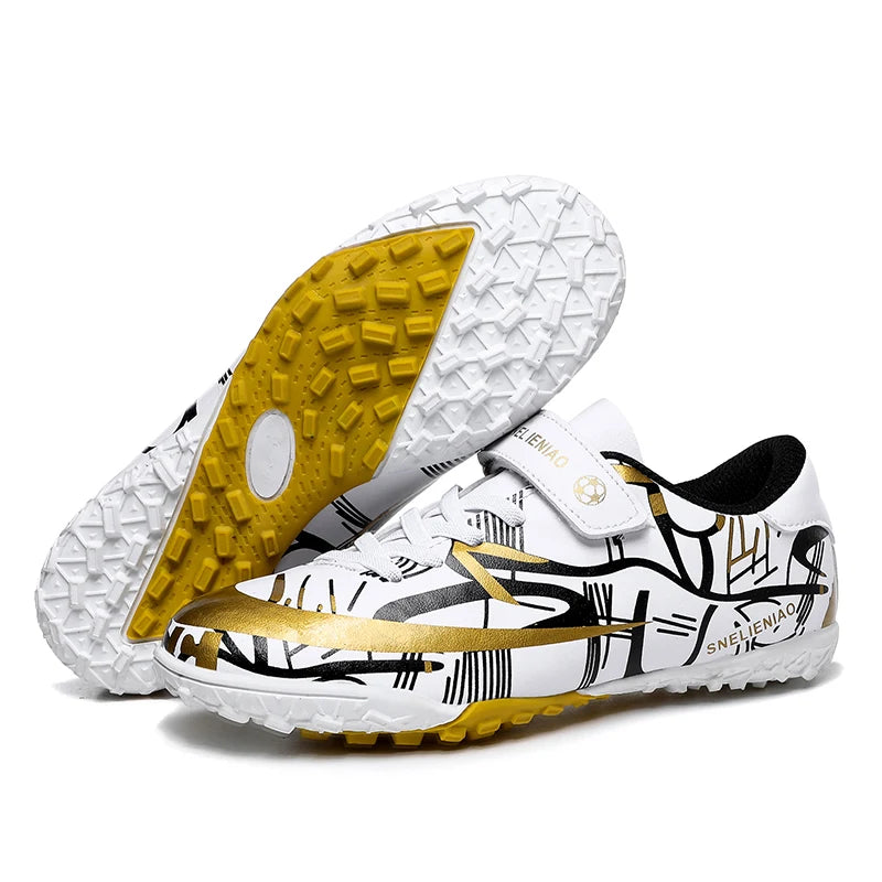 Soccer Shoes Kids Football Shoes TF/FG Cleats Grass Training Sport Footwear Trend Sneaker For Boys Chaussures De Football