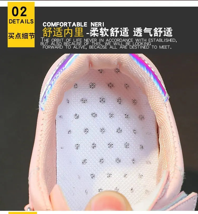 zapatillas Kid Shoe Kid Casual Shoe Spring 2023 New Kid sneakers Shoes Leather Upper Girl Shoe Kid Small White Shoes Board Shoes