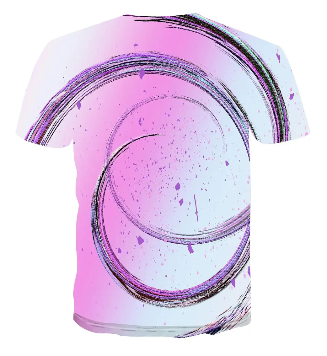 2022 New Summer Men's 3d T-shirt Casual Short-sleeved O-neck Fashion Funny Printing T-shirt Men and Women T-shirt High-quality