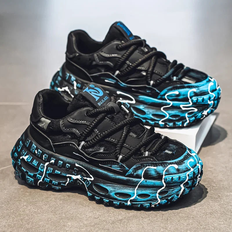 Men's Casual Shoes 2025 Shockproof Comfortable Outdoor Running Fitness Training Exercise Sneakers Size 39-44 Hot Sale Retro