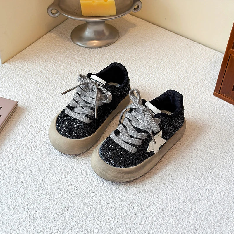 Sneakers Kids Summer New Boys Girls Sports Mesh Shoes Casual Board Shoes Leather Soft Soled Children Small White Shoes