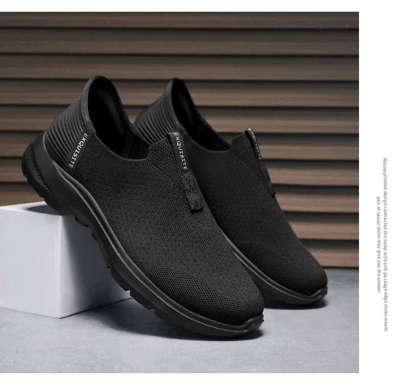 2025 Men's Walking Shoes Summer Fashion Casual Sneakers Outdoor Breathable Slip-on Comfortable Mans Shoes Zapatos Para Hombres