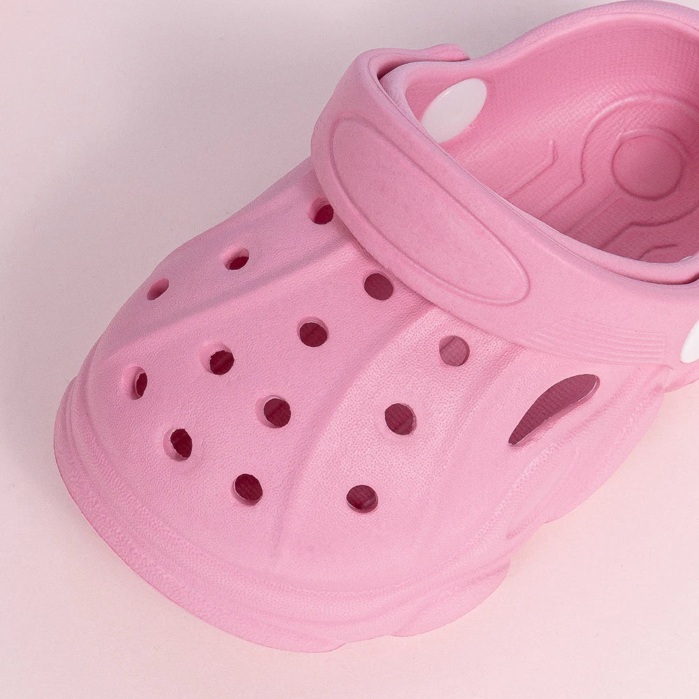 Children's Sandals Hole Shoes Classic Colors with Soft Anti- Skid Kids Slippers Can Diy for Baby Boys and Girls Beach Shoes