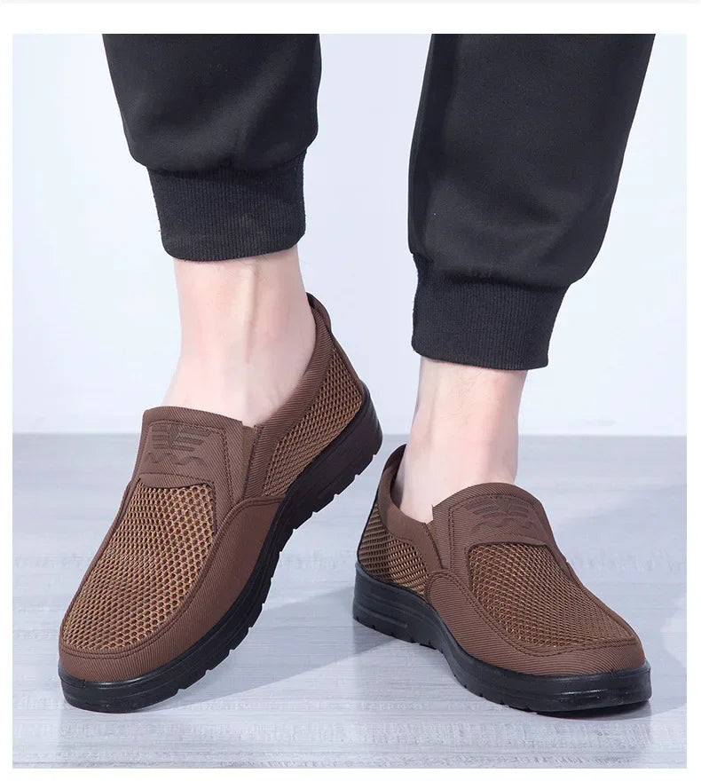 2025 Summer Sports Shoes Men's Fashionable Walking Shoes Breathable Men's Loafers Zapatillas Hombre Men's Casual Shoes