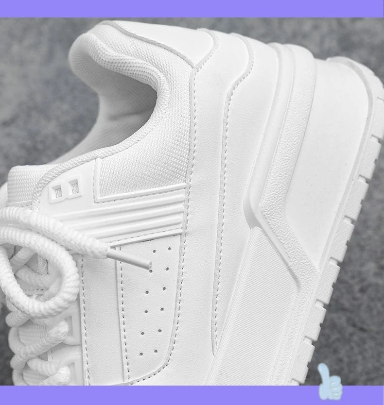 Men's Shoes New Breathable Fashion Sports Leisure Platform Shoes Antiodor Black Casual Shoes for Man Кроссовки Мужские