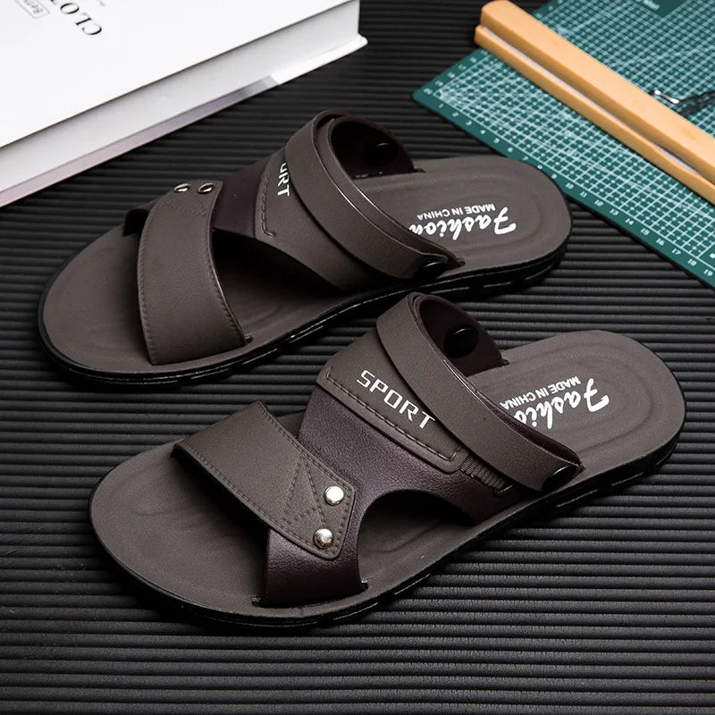 Classics Men's Sandals Summer Anti Slip Casual Beach Slippers Comfort Soft Soled Home Slides Lightweight Clogs Shoes Flat Shoes