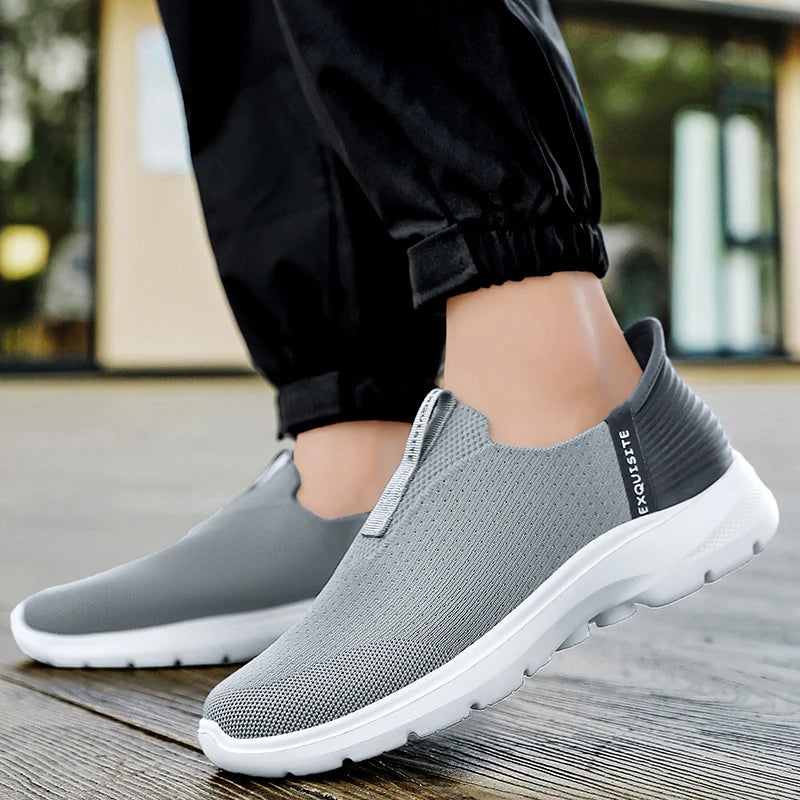 2025 Men's Walking Shoes Summer Fashion Casual Sneakers Outdoor Breathable Slip-on Comfortable Mans Shoes Zapatos Para Hombres