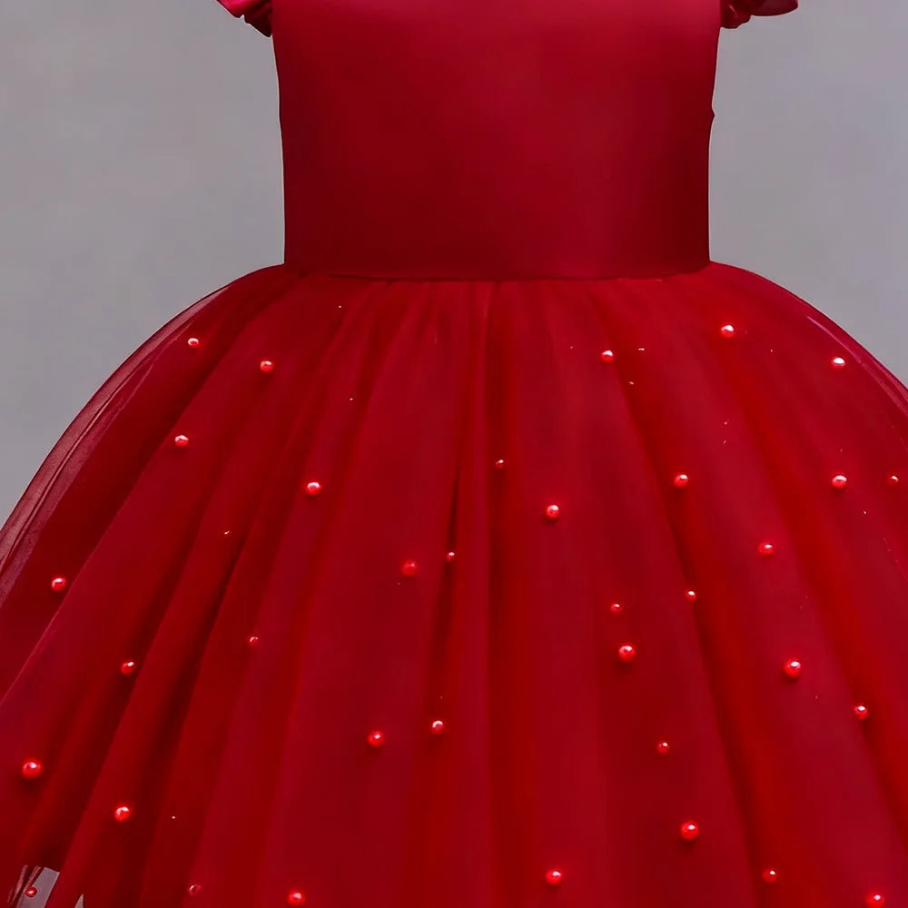 Kids Christmas Dresses for Girls Clothes Children's Clothing Princess Girls Dress Dance Wear Stage Party Lace Cosplay Costumes