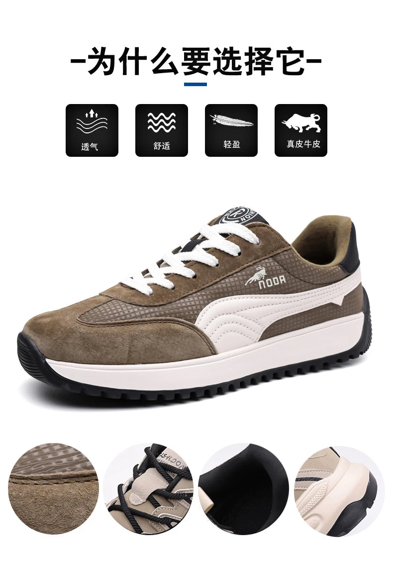 2025 New Men's Casual Shoes – Loafer-Style Sneakers, Breathable & Shock-Absorbing, Durable & Non-Slip, Lightweight Comfort, Fash