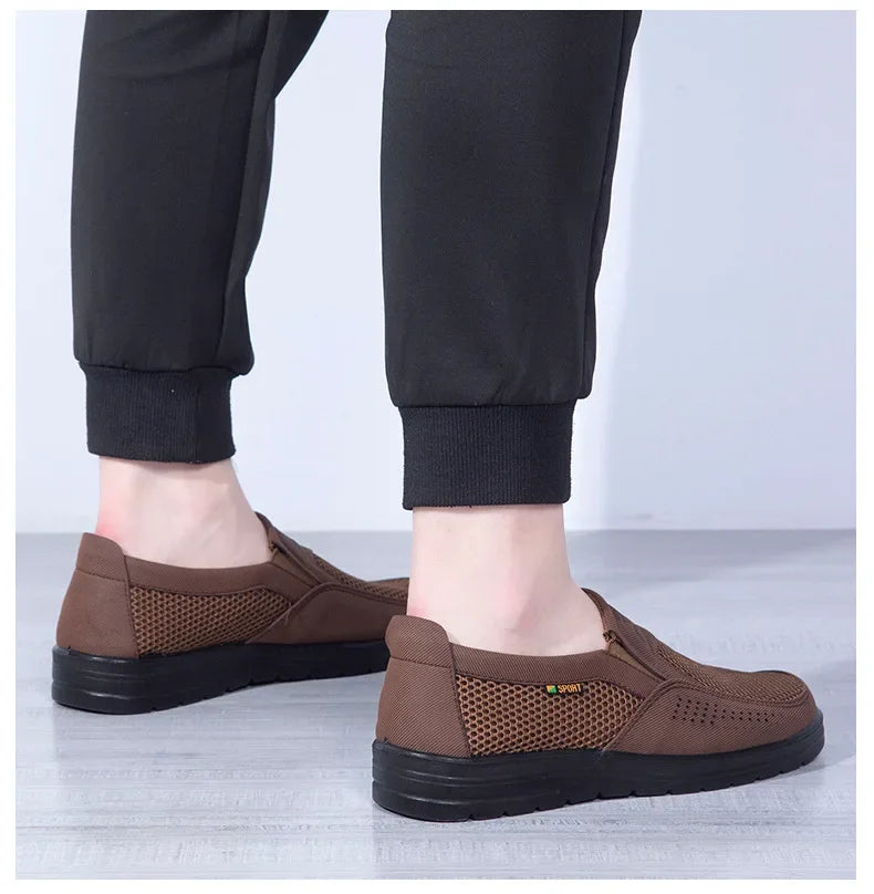 2025 Summer Sports Shoes Men's Fashionable Walking Shoes Breathable Men's Loafers Zapatillas Hombre Men's Casual Shoes
