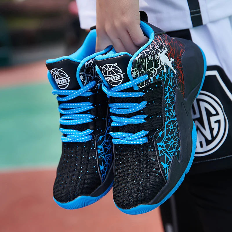 2025 Kids Sneakers Boys Basketball Shoes Children's Casual Shoes Outdoor Training Running Sneakers Child Non-slip Comfortable 8