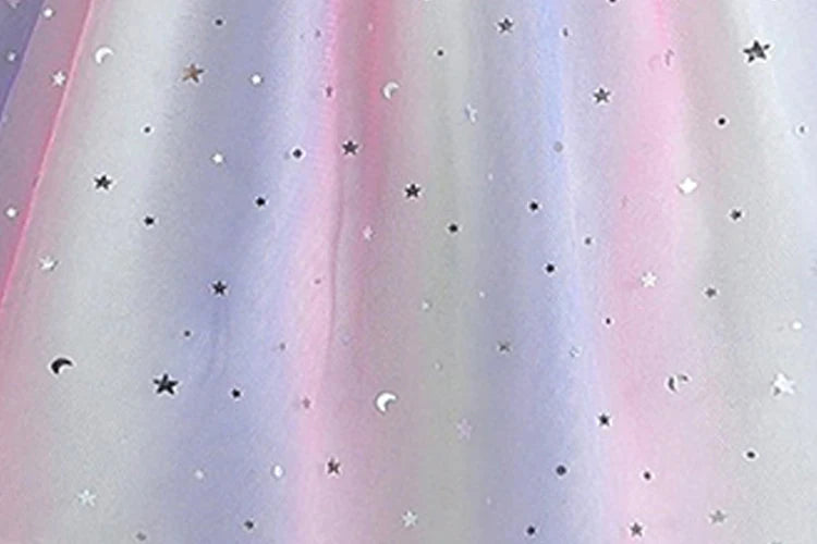 Stitch Princess Dress Autumn New Disney Baby Girls Dress Spring Autumn Long-sleeved For Children Kids Clothes Birthday Party