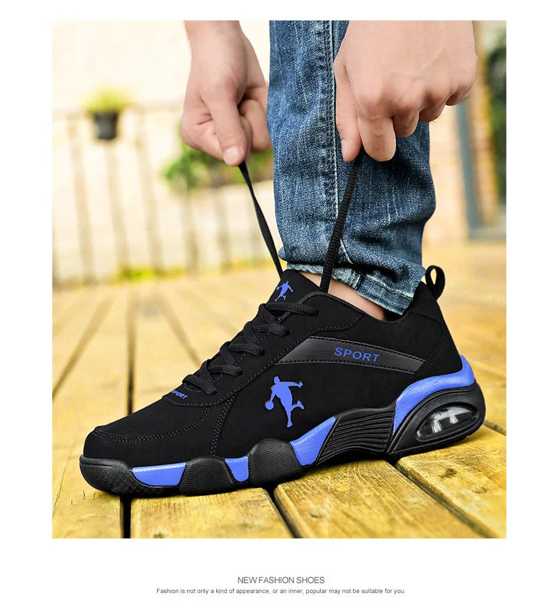 Men's Sneakers 2025 New Men Shoes Outdoor Waterproof Sneakers Non Slip Comfortable Walking Black Sports Shoes for Men