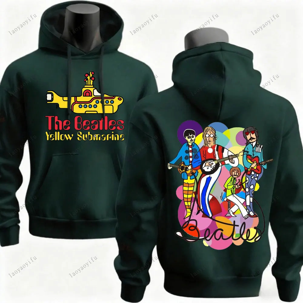 The Beatles Hoodie Men Hoodie Street Fashion Drop Shoulder Hoody Streetwear Long Sleeve Sportswear Streetwear Aesthetic Clothes