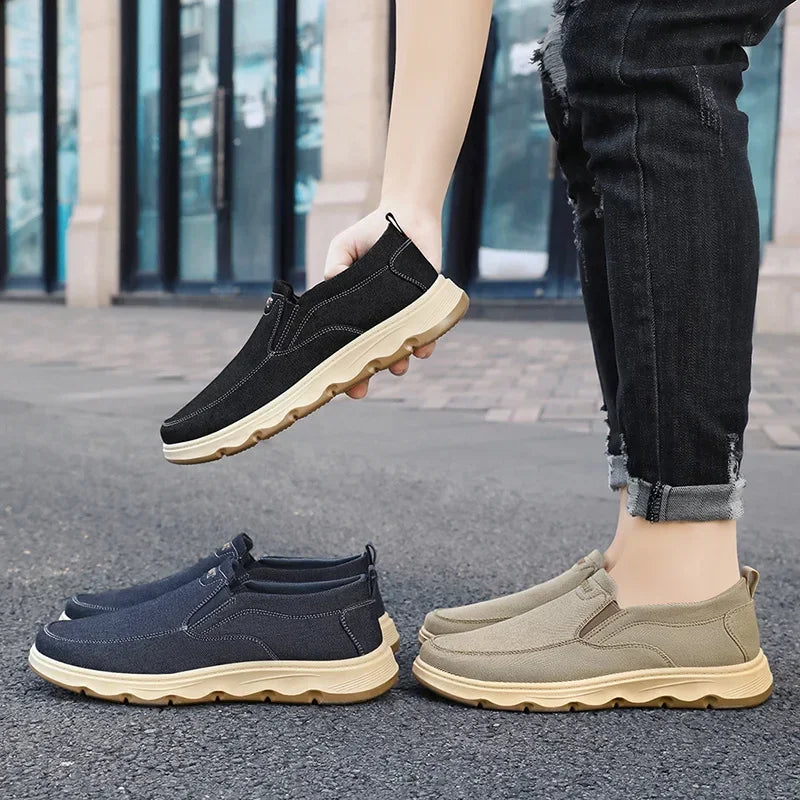 Shoes for men, 2025 autumn new single shoes, British style bean shoes, dad shoes, one foot casual shoes
