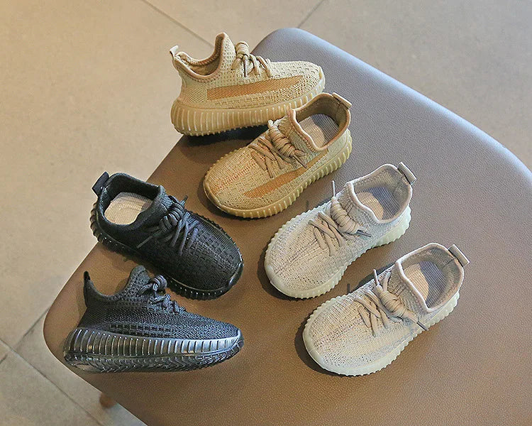 Children's Fashion Sneakers Student Casual Sports Shoes Boys Girls All-match Breathable Non-slip Running Shoes Kids Footwears