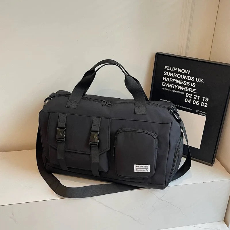 Funlin Large Capaci Multifunctional Sports Fitn Bag Independent oe Carent Simple Travel Bag oulder Bag Handbag