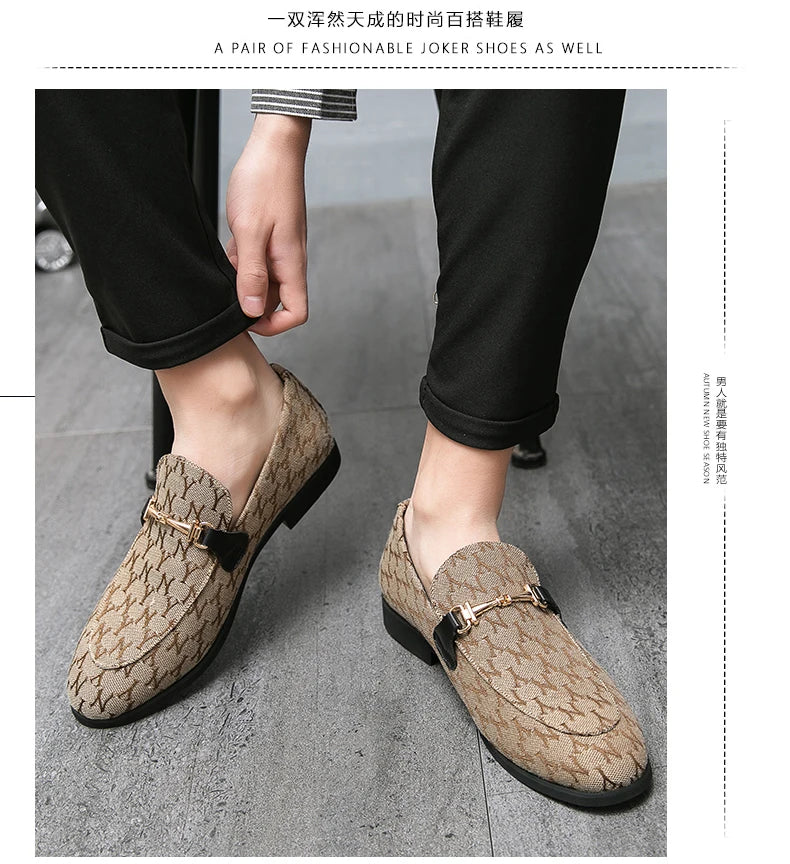 2025 Classic Luxury Man Moccasin Shoes Fashion Designer Men Loafers Comfortable Flat Shoes Slip On Casual Dress Shoes For Men