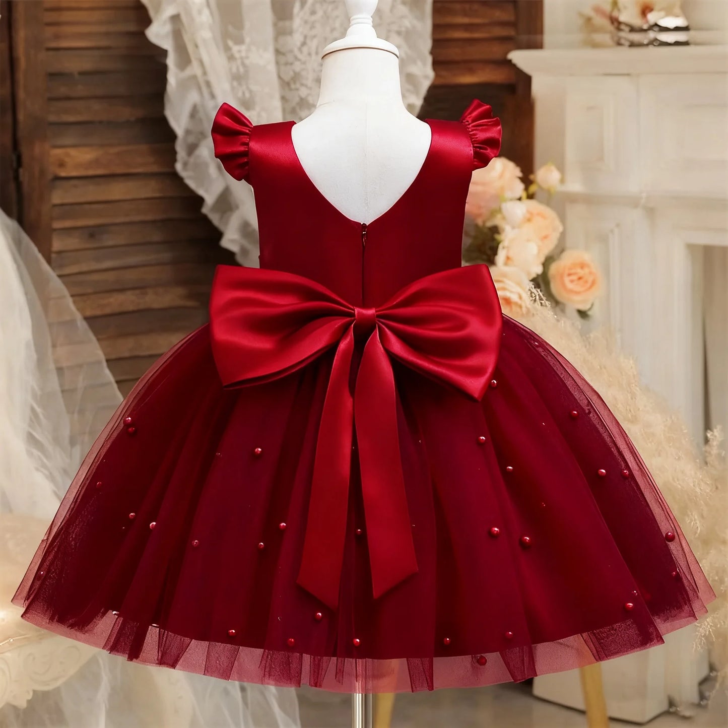 Kids Christmas Dresses for Girls Clothes Children's Clothing Princess Girls Dress Dance Wear Stage Party Lace Cosplay Costumes