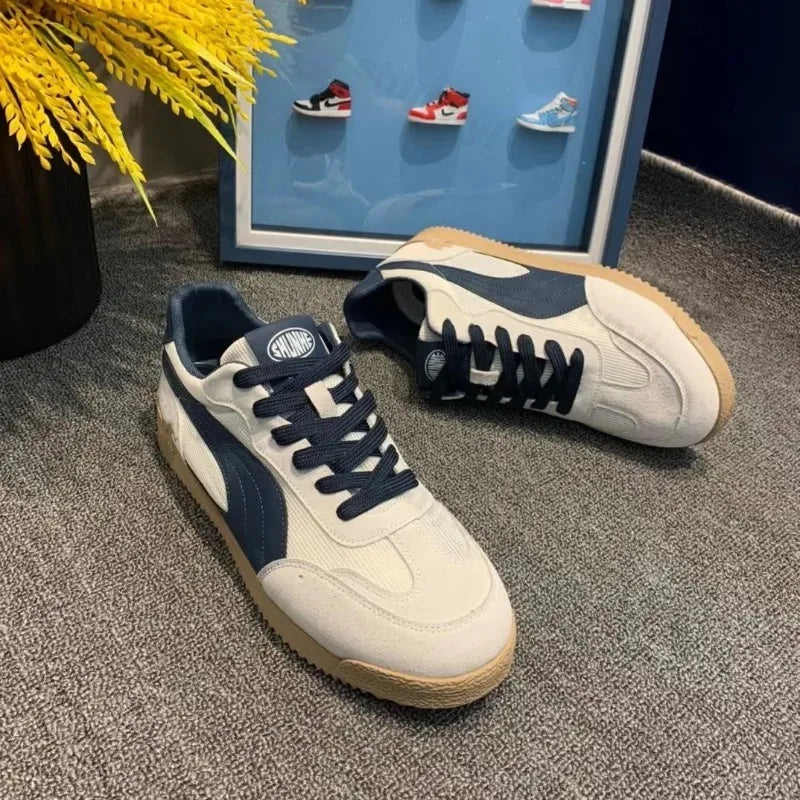 Men Shoes 2025 Summer Retro Casual Sneaker Men Breathable Running Shoes Comfortable Low Cut Sports Shoes Zapatillas Informales