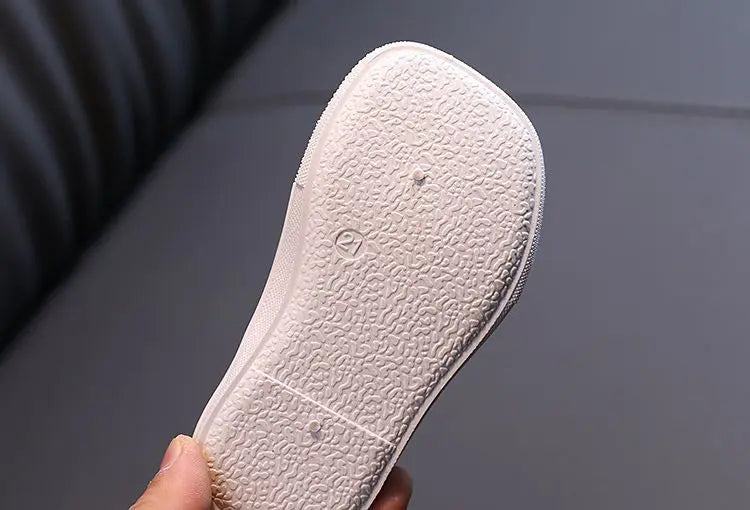 Kids Non-slip Comfort Sneakers Shoe Toddlers Tennis shoesChildren Sport Canvas Shoes Lace-up Girls Flat Boys Casual Shoes