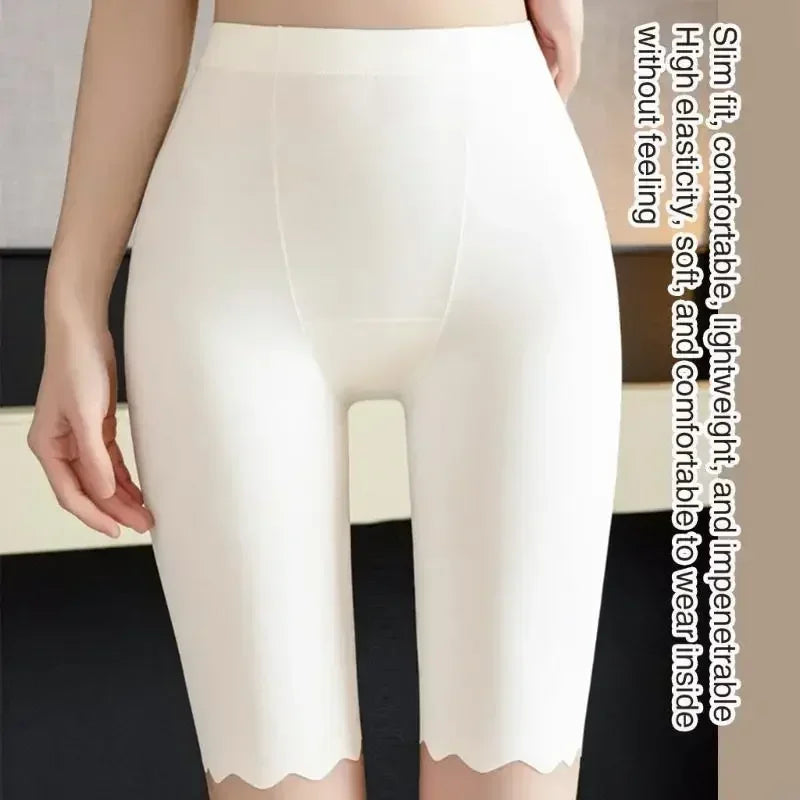 Women Breathable Anti Chafing Slip Shorts for Under Dress Underwear Safety Pant Elasticity Women Safety Panty Femalie Shorts