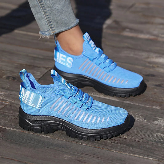 new Shoes for Man	Summer Walking Comfort Platform Sneakers Mesh Fashion Design Breathable Travel Training Jogging Shoes 36-46