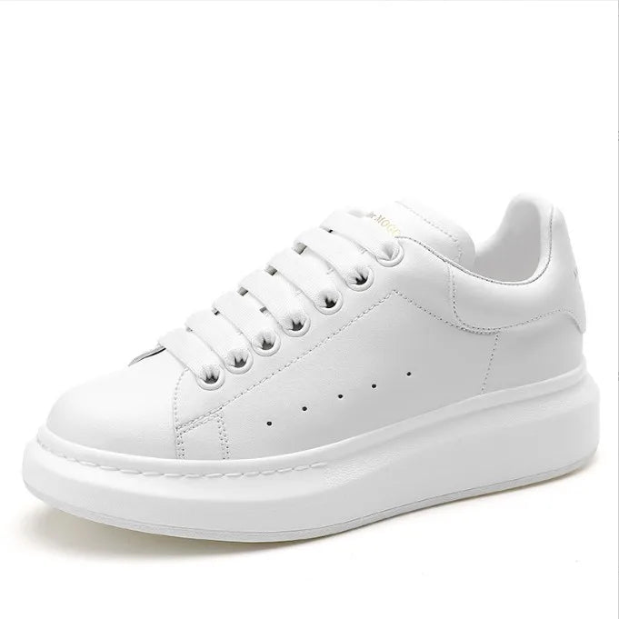 2024 Classic Leisure Sports Sneakers Height Increasing Lovers With Men's and Women's Thick Bottom fFlat Lace-up Waterproof Shoes