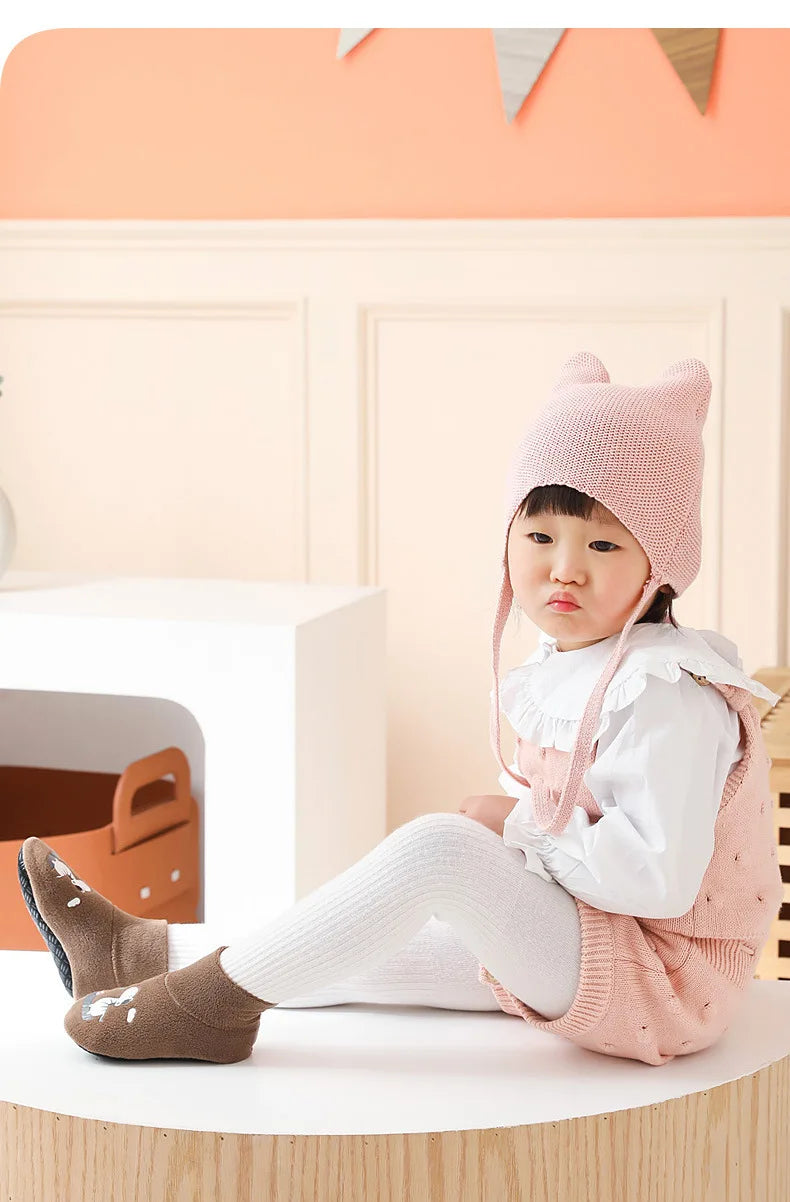 Baby Socks Shoes Infant Cute Cartoon Kids Boy Shoes Soft Rubber Sole Child Floor Sneaker BeBe Booties Toddler Girls First Walker