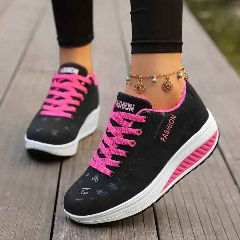 Shoes for Women Sneakers Casual Sports Shoes Comfortable Wedge Woman Sneakers Non Slip Slippers Casual Swinging Shoe Woman Shoes