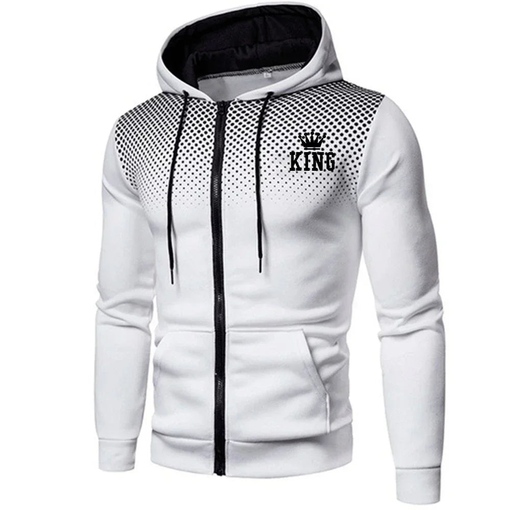 Hoodies Daily Autumn Winter Fashion Casual Quality Hot Sals Men's Tracksuit Jogging Zip Up Sweatshirs Men Sports Coat Sweatpants