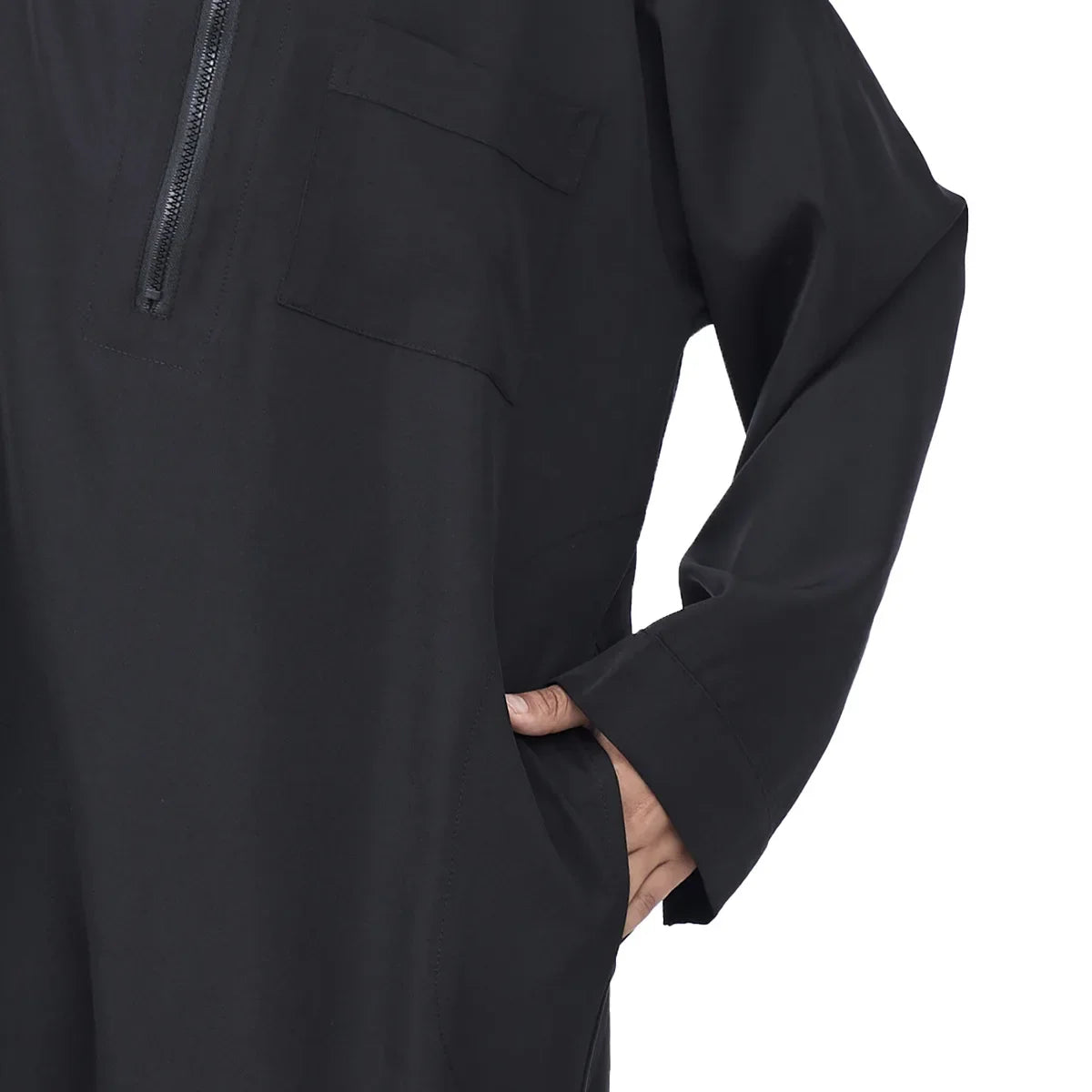 Boys Kids Islamic Muslim Hooded Juba Kaftan Robe Arabian Dubai Qatar Boy Long Sleeve Shirt Abaya Robe Dress Solid Color