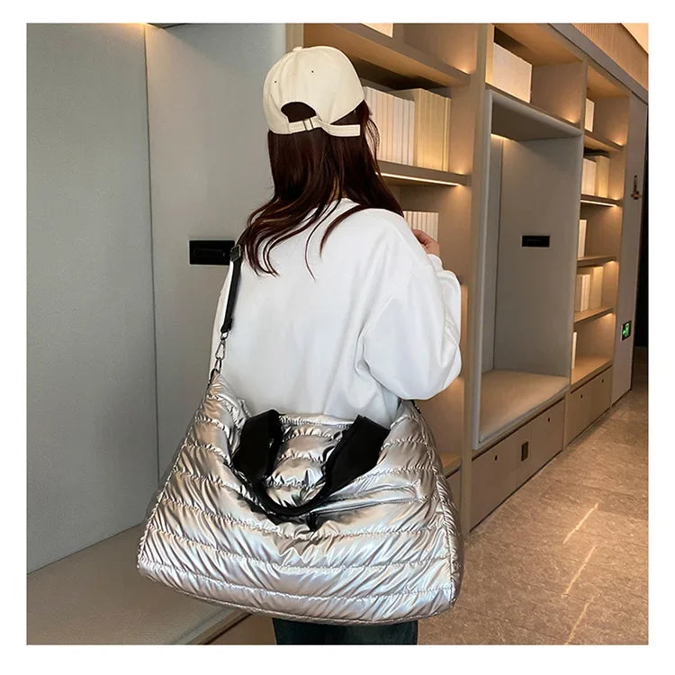 Large Capacity Fashion Short Trip Travel Bag Wet And Dry Separation Sports Waterproof Yoga Fitness Single Shoulder Luggage Bag