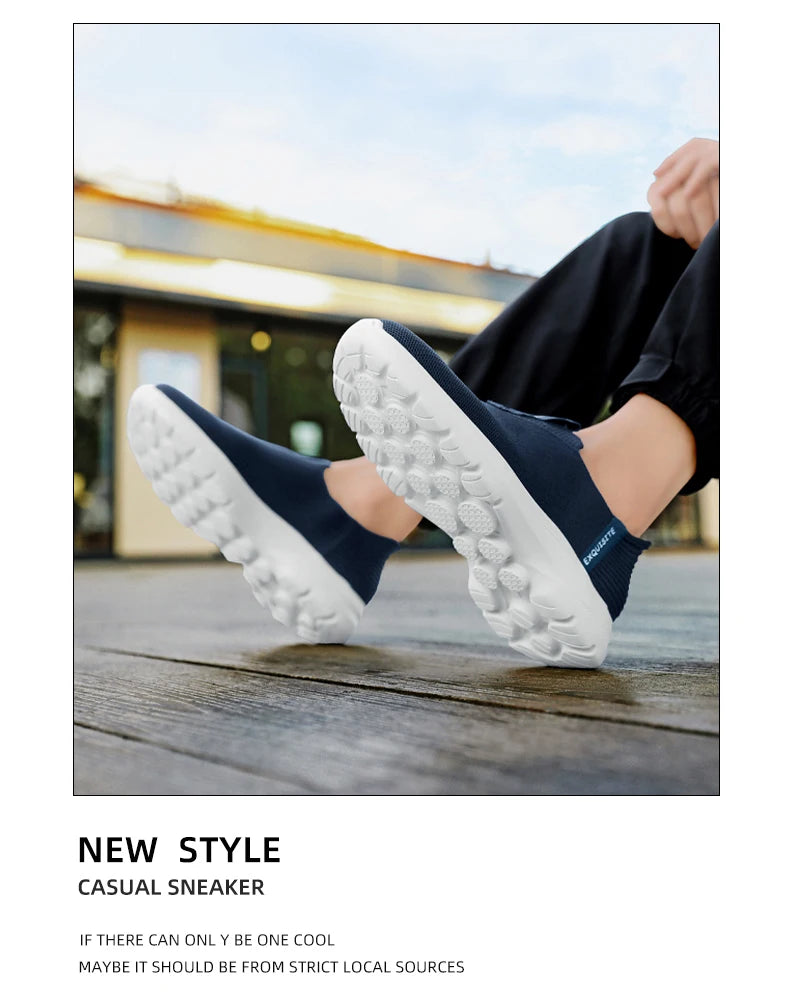 2025 Men's Walking Shoes Summer Fashion Casual Sneakers Outdoor Breathable Slip-on Comfortable Mans Shoes Zapatos Para Hombres