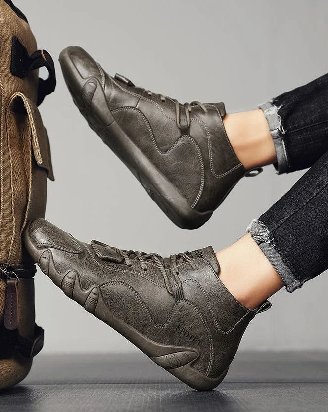 Moccasin Soft Leather Shoes For Men Flat Man Casual Shoe Fashion 2025 Cheap Clearance Korean Style Classic Original Slip-on Pu