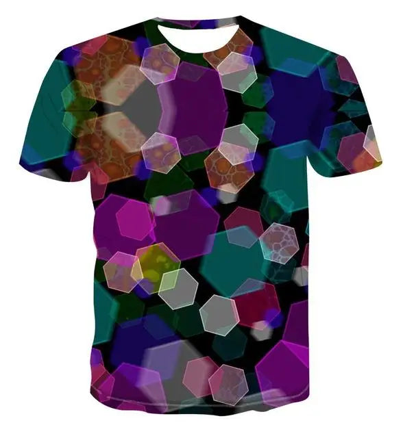 2022 New Summer Men's 3d T-shirt Casual Short-sleeved O-neck Fashion Funny Printing T-shirt Men and Women T-shirt High-quality