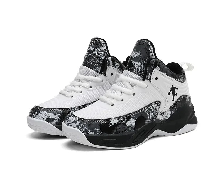 Children Sports Shoes 2025 Sneakers New Boys Brand Basketball Shoes for Kids Thick Sole Non-slip Child Boy Basket Trainer Shoes