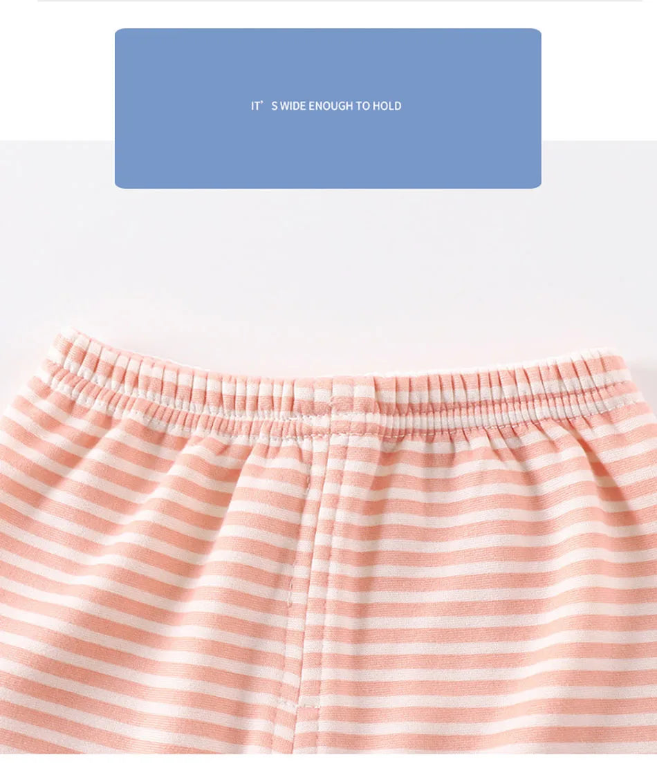 Thickened Plush Fleece Lined Children Thermal Homewear Underwear Warmth and Comfortable Set Unisex Suitable Kids in Cold Seasons